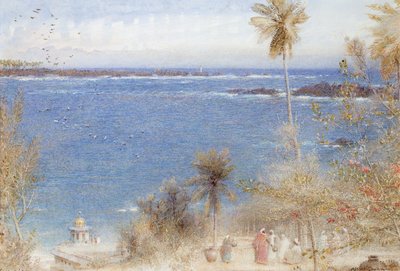 सीलोन आइल, 1905 (कागज पर wc) द्वारा अल्बर्ट गुडविन