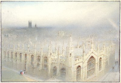 स्वर्ग से बारिश, 1922 (कागज पर बॉडीकोलर के साथ wc) द्वारा अल्बर्ट गुडविन