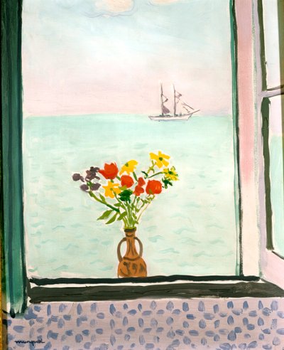 फेनेट्रे ए ला गौलेट, 1926 द्वारा Albert Marquet