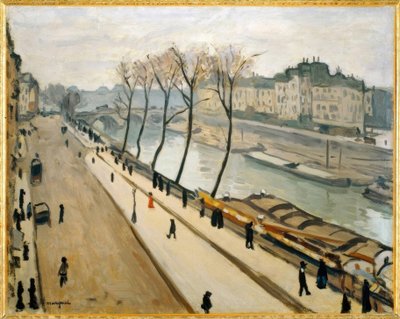 Quai des Grands Augustins से देखा गया सीन द्वारा अल्बर्ट मार्क्वेट