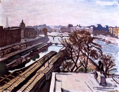 हेनरी IV के सीन और स्मारक का दृश्य, c1906 द्वारा अल्बर्ट मार्क्वेट