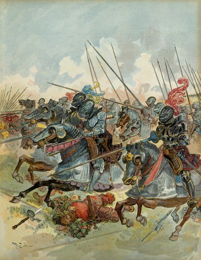 छठा इतालवी युद्ध (1521-1526): पाविया (इटली) की लड़ाई, 24 फरवरी द्वारा अल्बर्ट रोबिडा