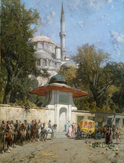 एक मस्जिद। 1872 द्वारा अल्बर्टो पासिनी