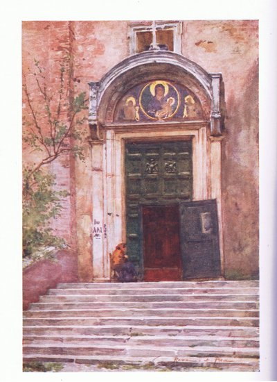 मंच से आरा कोयली में प्रवेश, रोम से ए एंड सी ब्लैक लिमिटेड, 1925 द्वारा प्रकाशित द्वारा अल्बर्टो पीसा