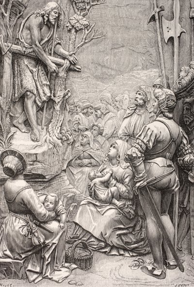 सेंट जॉन द बैपटिस्ट प्रीचिंग इन द डेजर्ट (उत्कीर्णन) द्वारा अल्ब्रेक्ट (बाद में) ड्यूरर या ड्यूरर