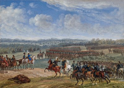 26 जुलाई, 1812, 1855 की सुबह ओस्ट्रोवनो के पास लड़ाई। द्वारा अल्ब्रेक्ट एडम