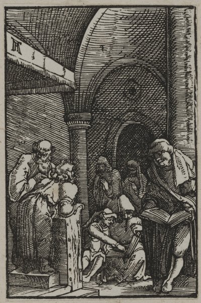 क्राइस्ट द डॉक्टर्स में, c.1515 (वुडकट) द्वारा अल्ब्रेक्ट अल्टरडोरर