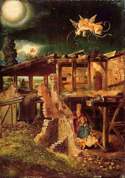 द होली नाइट द नैटिसिटी ऑफ क्राइस्ट, सी। 1513 द्वारा Albrecht Altdorfer