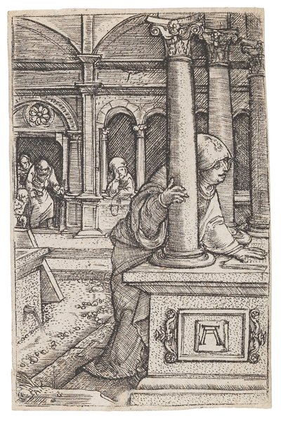 मंदिर में बारह वर्षीय यीशु की खोज करने वाली वर्जिन मैरी, c. 1519. द्वारा अल्ब्रेक्ट अल्टरडोरर