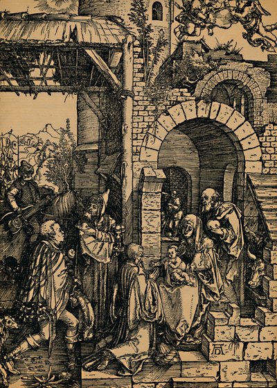 राजाओं की आराधना, राजाओं की आराधना, 1503-1504। द्वारा अल्ब्रेक्ट ड्यूरर