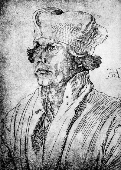 वेलेंनबर्ग के कार्डिनल लैंग, 1522, 1936 द्वारा अल्ब्रेक्ट ड्यूरर
