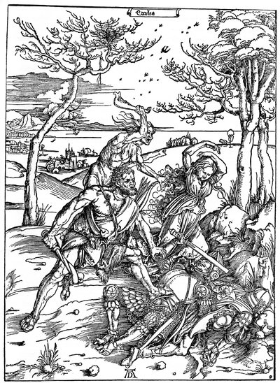 हरक्यूलिस किलिंग द मोलियोनाइड्स, c1496-1498, 1936 द्वारा अल्ब्रेक्ट ड्यूरर