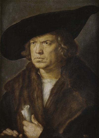 एक अनजान आदमी का चित्रण द्वारा Albrecht Dürer