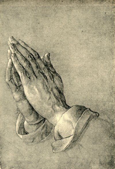 प्रेयरिंग हैंड्स, 1508, 1943। द्वारा Albrecht Dürer