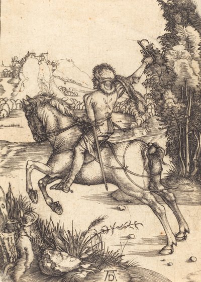 द लिटिल कूरियर, सी। 1496. द्वारा अल्ब्रेक्ट ड्यूरर