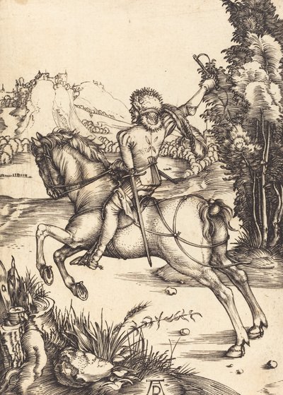 द लिटिल कूरियर, सी। 1496. द्वारा अल्ब्रेक्ट ड्यूरर