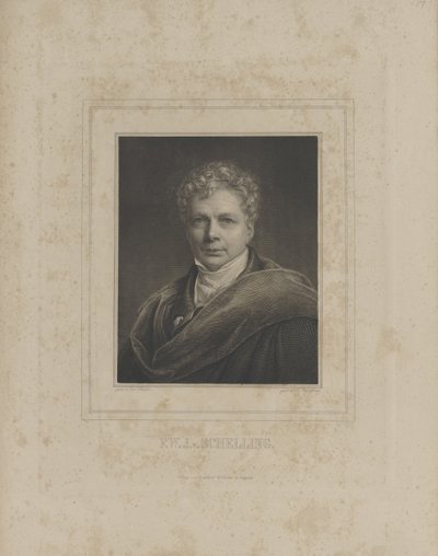 फ्रेडरिक विल्हेम जोसेफ शेलिंग 1775-1854, सी। 1840. द्वारा अल्ब्रेक्ट फुरचटेगॉट शुल्थीसिस