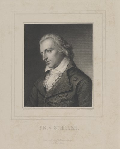 फ्रेडरिक वॉन शिलर का पोर्ट्रेट 1759-1805, सी। 1840 द्वारा अल्ब्रेक्ट फुरचटेगॉट शुल्थीसिस