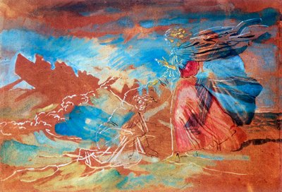 क्राइस्ट वाकिंग ऑन द वॉटर, 1840 द्वारा अलेक्सांद्र इवानोव
