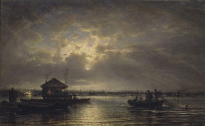 नेवा पर ग्रीष्मकालीन रात, 1875 द्वारा अलेक्सी पेट्रोविच बोगोलीबोव