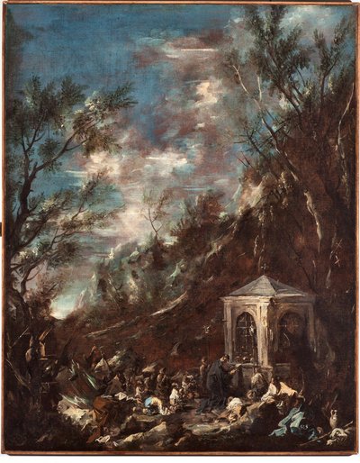 एलेसेंड्रो मैग्नास्को डिट इल लिसेंड्रिनो (1667-1749) द्वारा तीर्थ चित्र द्वारा एलेसेंड्रो मैग्नासको