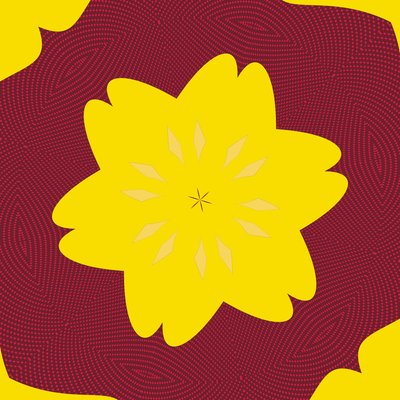 समरूपता # 50,2019, (मिश्रित मीडिया) द्वारा एलेक्स कैमिंकर