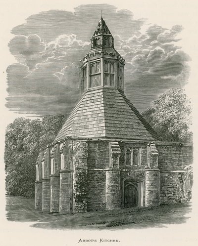 Glastonbury Abbey, Abbot&39;s Kitchen द्वारा अलेक्जेंडर फ्रांसिस लिडॉन