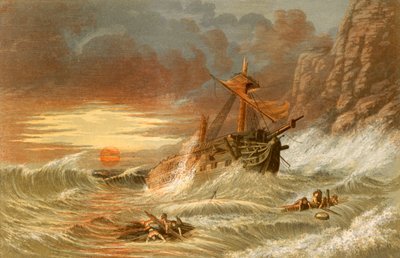 फाल्कनर की शिपव्रेक के लिए चित्रण द्वारा Alexander Francis Lydon