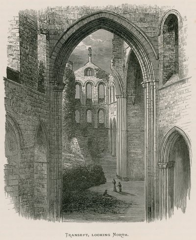 Kirkstall अभय, Transept, उत्तर की तलाश में द्वारा अलेक्जेंडर फ्रांसिस लिडॉन