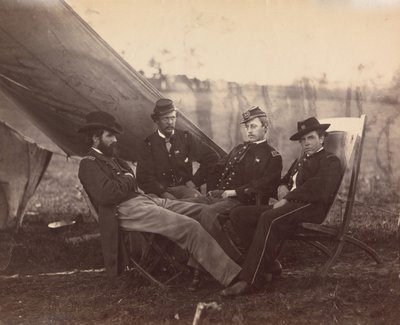 [चार अधिकारी], सीए। 1864. द्वारा अलेक्जेंडर गार्डनर