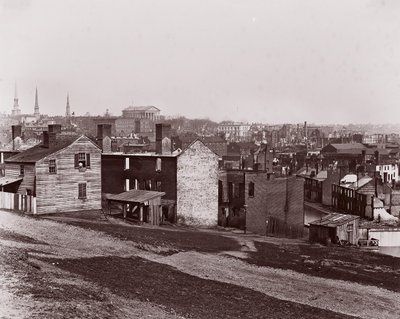 निकासी के बाद रिचमंड, 1865। द्वारा अलेक्जेंडर गार्डनर