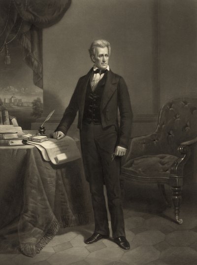 राष्ट्रपति जैक्सन, c.1860 द्वारा अलेक्जेंडर हे रिची