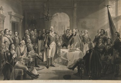 वाशिंगटन और उनके जनरलों, पब। सी। 1870 द्वारा अलेक्जेंडर हे रिची