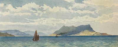 पश्चिम से जिब्राल्टर, c1880 1905। द्वारा अलेक्जेंडर हेनरी हल्लम मरे