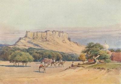 जोधपुर - किले का सामान्य दृश्य, c1880 1905। द्वारा अलेक्जेंडर हेनरी हल्लम मरे