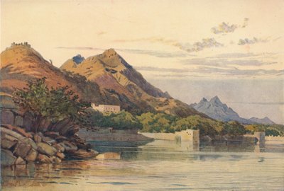 द एना सागर, अजमेर, c1880 1905। द्वारा अलेक्जेंडर हेनरी हल्लम मरे