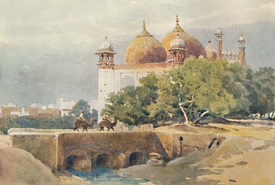 जुम्मा मस्जिद, आगरा, c1880 1905। द्वारा अलेक्जेंडर हेनरी हल्लम मरे
