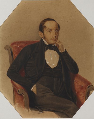 वासिली पेट्रोविच ज़ुकोव 1799-1862, 1846। द्वारा अलेक्जेंडर इवानोविच क्लुंडर