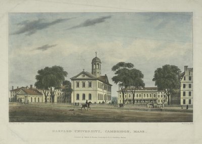 हार्वर्ड विश्वविद्यालय, कैम्ब्रिज, मास।, 1828 द्वारा अलेक्जेंडर जैक्सन डेविस