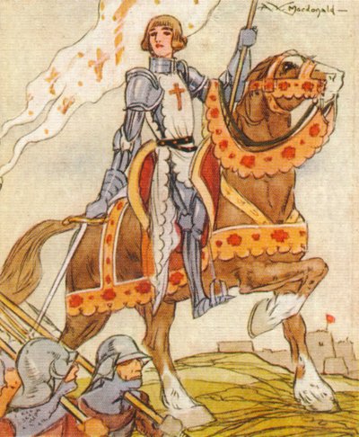 जोन ऑफ आर्क, c1412-1431 15 वीं सदी के फ्रांसीसी देशभक्त और शहीद, 1937 द्वारा अलेक्जेंडर के। मैकडोनाल्ड