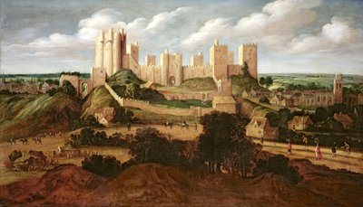 पोंटेफ़्रेक्ट कैसल, सी .1620-40 द्वारा अलेक्जेंडर केरिंक्स