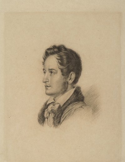 लेखक अलेक्जेंडर हर्जन 1812-1870, सीए 1836 का चित्र द्वारा अलेक्जेंडर लावरेंटिविच विटबर्ग