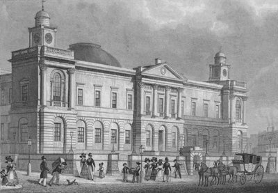 द रजिस्टर ऑफिस, प्रिंसेस स्ट्रीट, 1829 द्वारा अलेक्जेंडर मैक्लेची