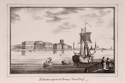 1820 के दशक में सेंट पीटर्सबर्ग की एकेडमी ऑफ साइंसेज श्रृंखला द्वारा अलेक्जेंडर प्लुचर