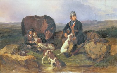 ग्राउज़ शूटिंग, 1848 द्वारा अलेक्जेंडर रॉल्फ