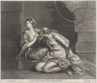 साइमन और पेरो, सीए। 1650-90।, सीए। 1650-90। द्वारा अलेक्जेंडर वोएट