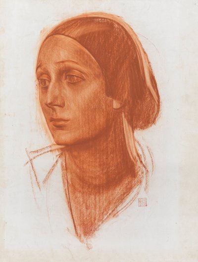 बैलेरीना अन्ना पावलोवा की पोर्ट्रेट 1881-1931, सी। 1924 द्वारा अलेक्जेंडर येवगेनेविच याकोवलेव