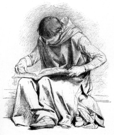 सेंट लुइस पेंथियन की शिक्षा के लिए अध्ययन, c1880-1882। द्वारा अलेक्जेंड्रे काबनेल