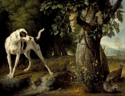 डॉग और पार्टिडेज के साथ लैंडस्केप, 1719 द्वारा एलेक्जेंडर फ्रेंकोइस डेस्पोर्ट्स