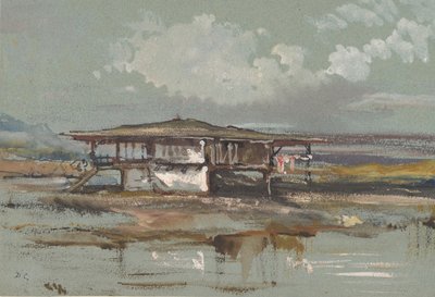 तुर्की में एक घर, 1820-60। द्वारा अलेक्जेंड्रे गेब्रियल डिकैम्प्स